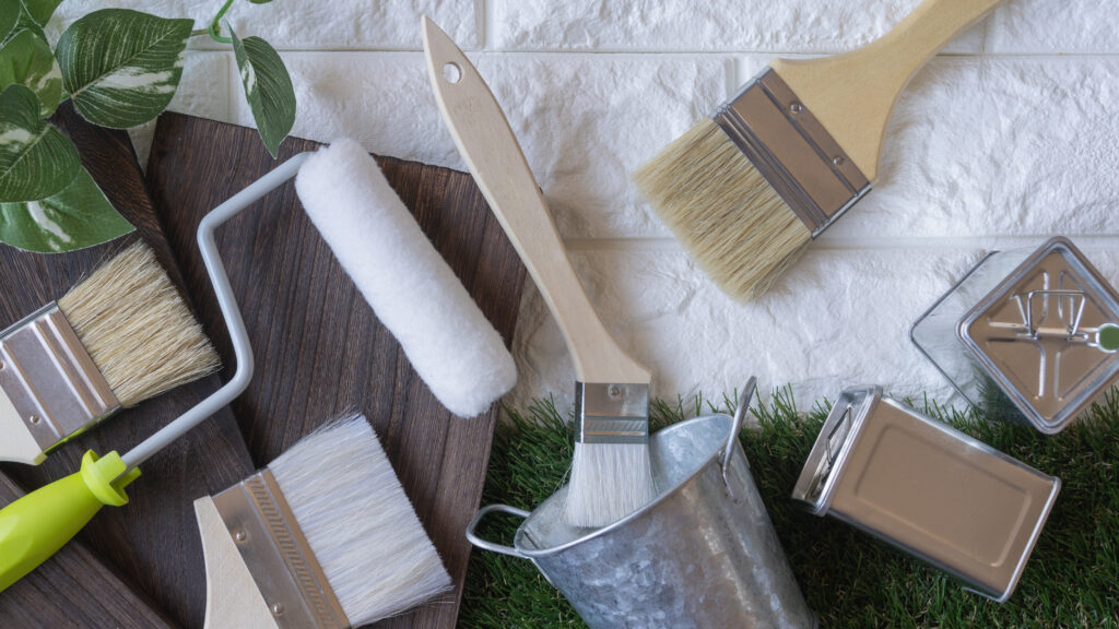 外壁塗装の刷毛